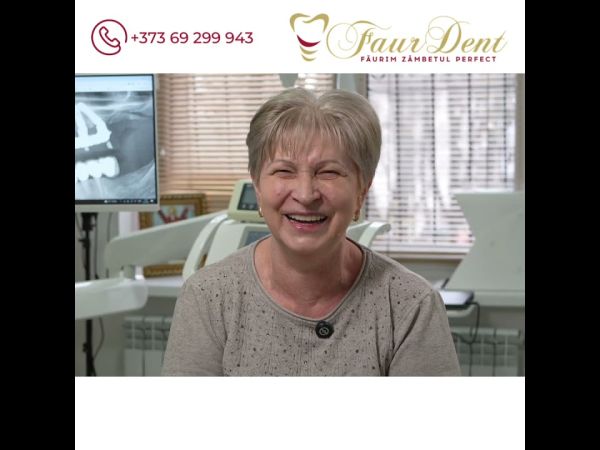 13 dinți înlocuiți, o viață nouă - Testimonial Video Clinică Stomatologică Chișinău